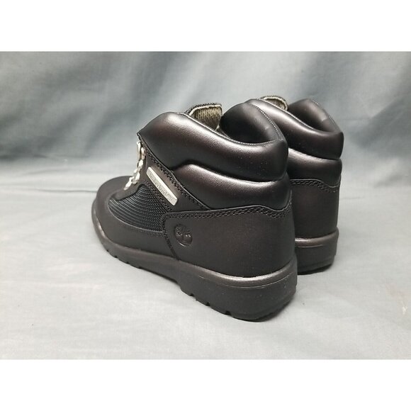 Timberland Youths Field Boot Mid Waterproof Triple Black Size 2.5 NEW NO BOX! - Picture 5 of 9